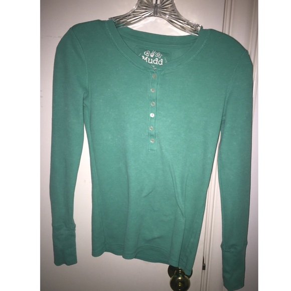 Teal long sleeved shirt