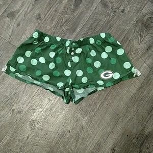 Packers Reebok sleep shorts