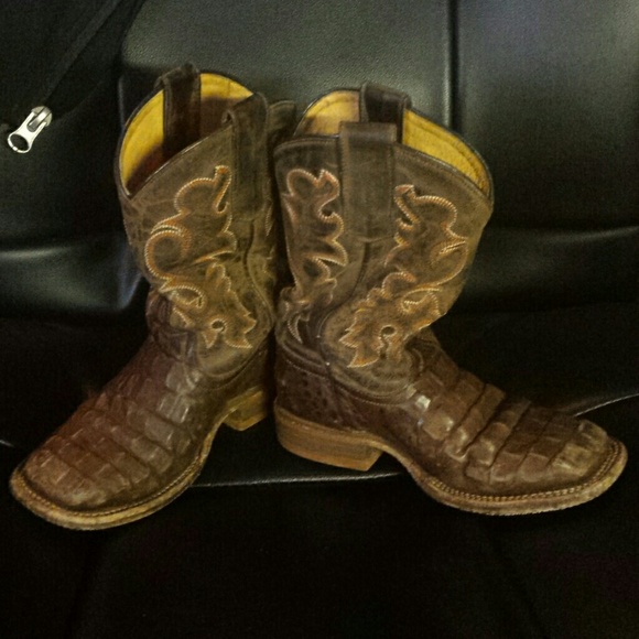 Little boy Anderson Bean Cowboy Boots Sz.12