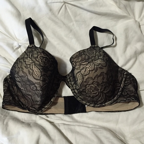 Gillian &OMalley black lace bra