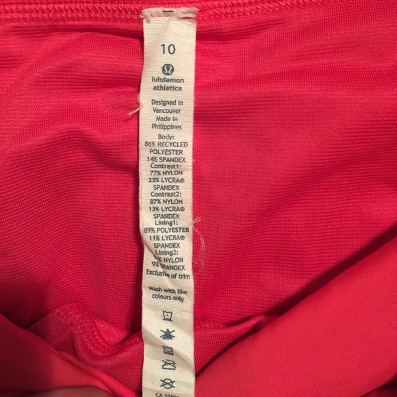 Lululemon 4 way speed short size 10 - Picture 4 of 4