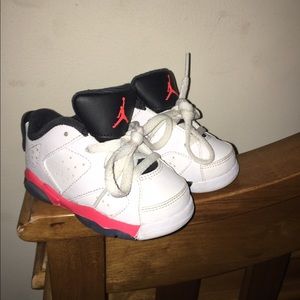 Infrared Red 6s Lows Toddler size 5c