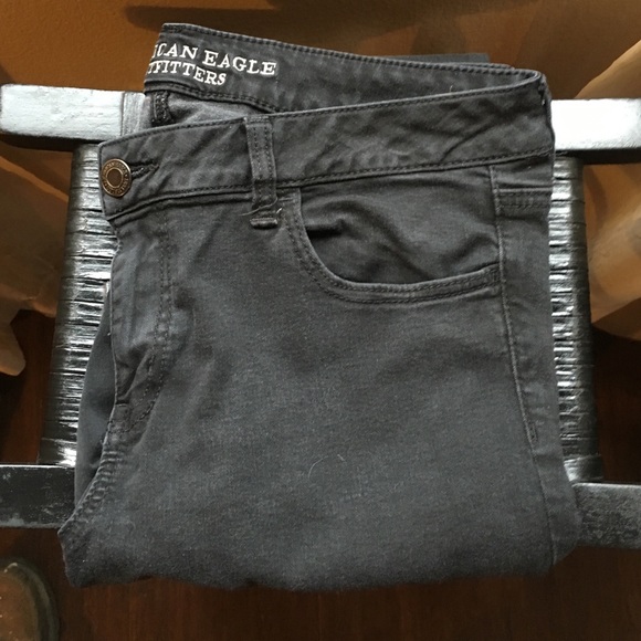 Black American eagle jeggings