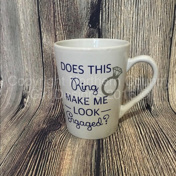 Does this ring make me look engaged? Coffee Mug
