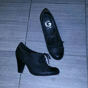 G by guess black bootie