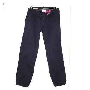 🎉MOVING SALE!!🎉 Navy Cotton Ankle Trousers