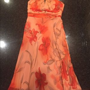 Tea length summer dress