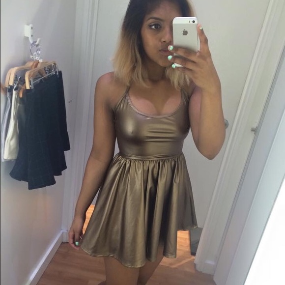 Shiny Skater Dress AA NWT *SALE*