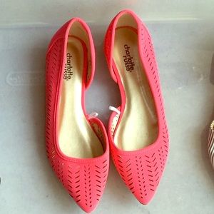 Hot pink casual flats