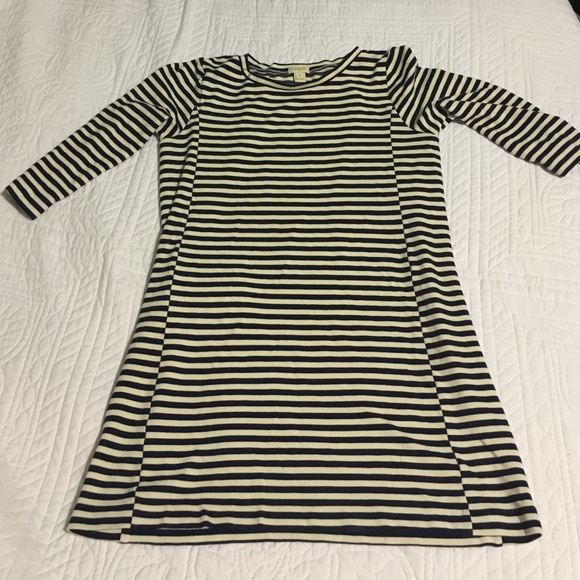 Casual J crew 3/4 sleeve dress