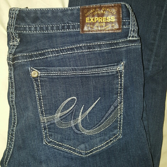 Express Stella low rise jeans 10R boot cut