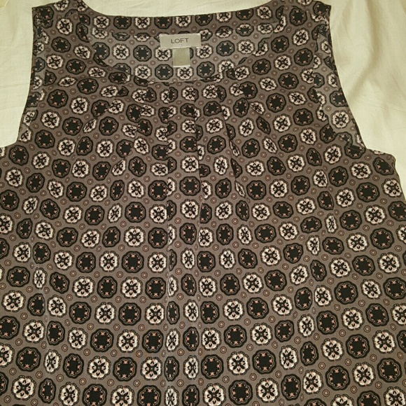 LOFT shell size medium geometric print