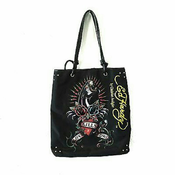 Ed Hardy Panther Tote
