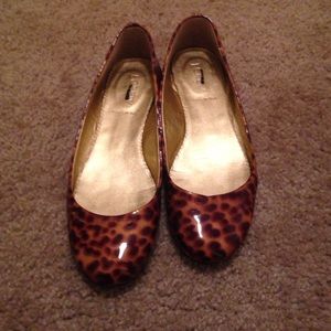 Leopard J Crew Ballet Flats Size 6