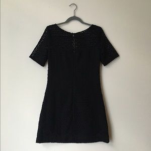 Lilly Pulitzer Black Daisy Eyelet Shift Dress