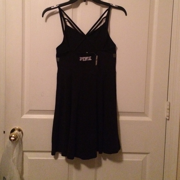 NWT PINK VS black dress
