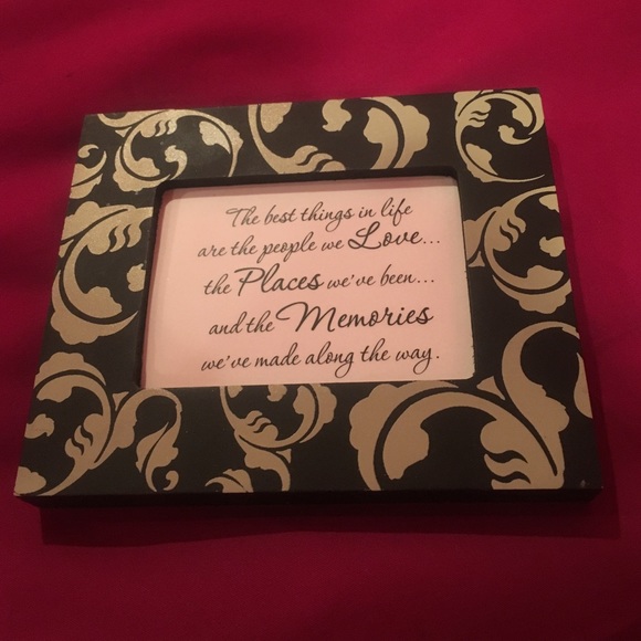 Black Frame with Quote