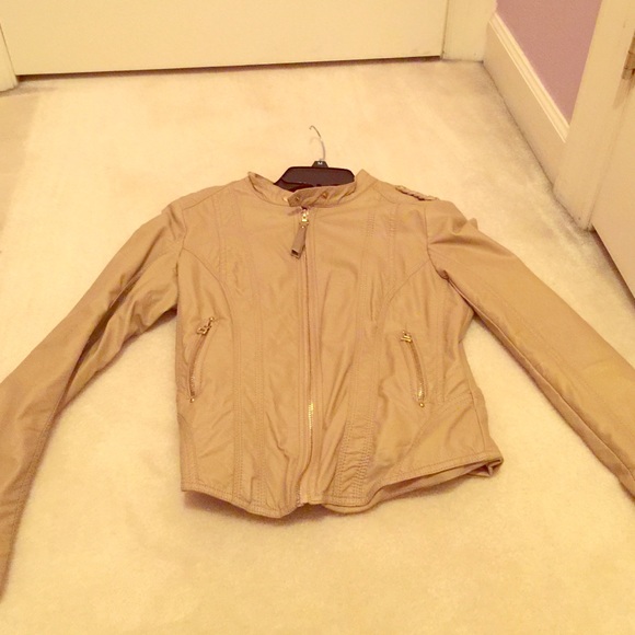 Like new faux leather jacket