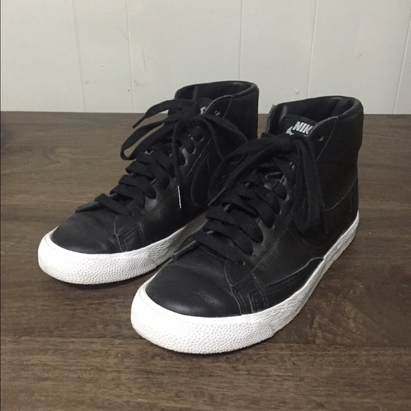Nike Leather high-tops (custom made via Nike ID)