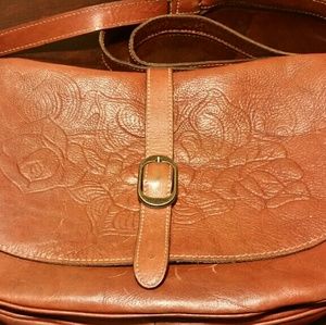 Brown Patricia Nash Crossbody / Messenger Bag