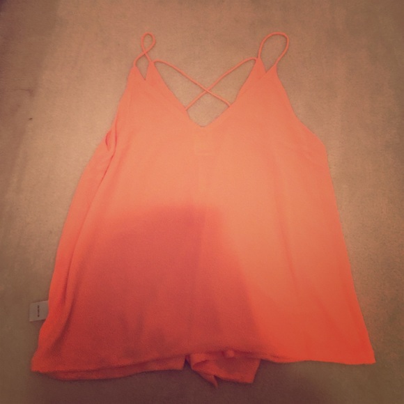 Open back tank