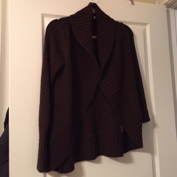 VINCE | dark brown cardigan - Picture 2 of 3