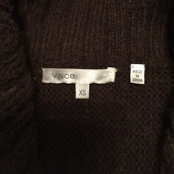 VINCE | dark brown cardigan - Picture 3 of 3