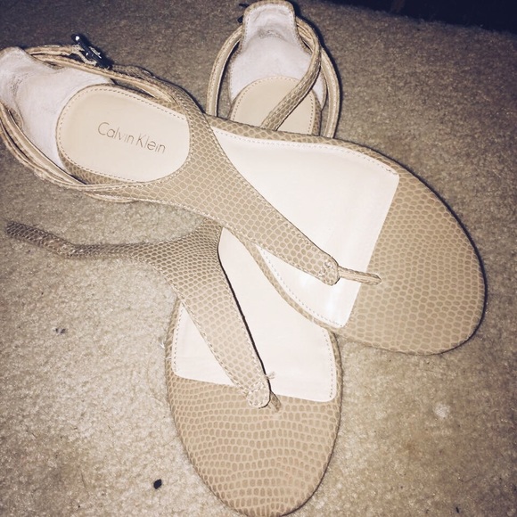 Calvin Klein sandals size 6 1/2