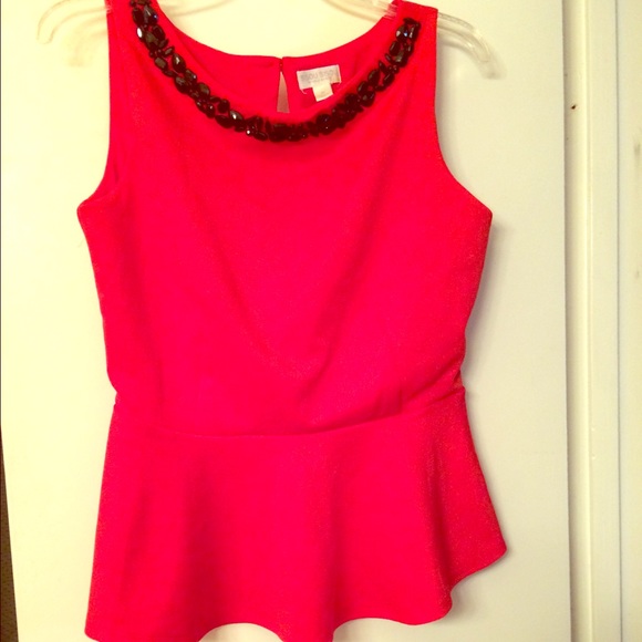 Red blouse