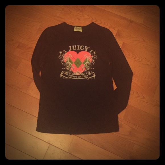 Juicy Couture Black Longsleeve Tee