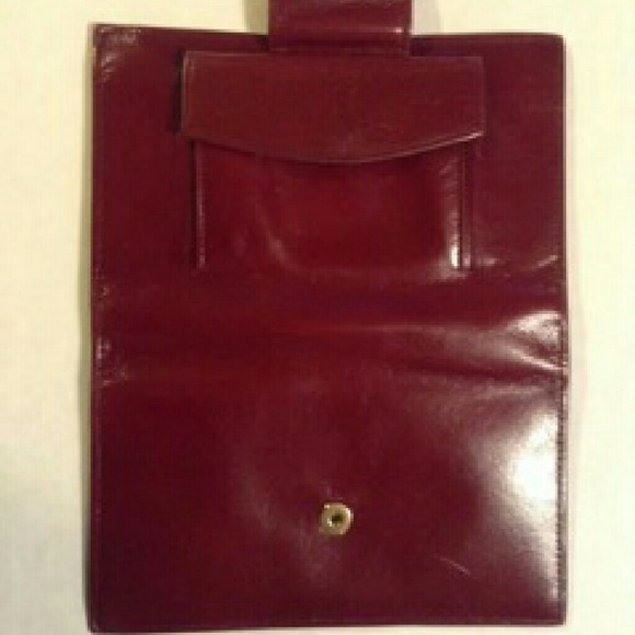 SOLD, SOLD CHRISTIAN DIOR Leather Merlot Colored Wallet. - Picture 3 of 3