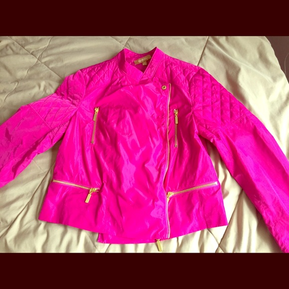Hot pink jacket