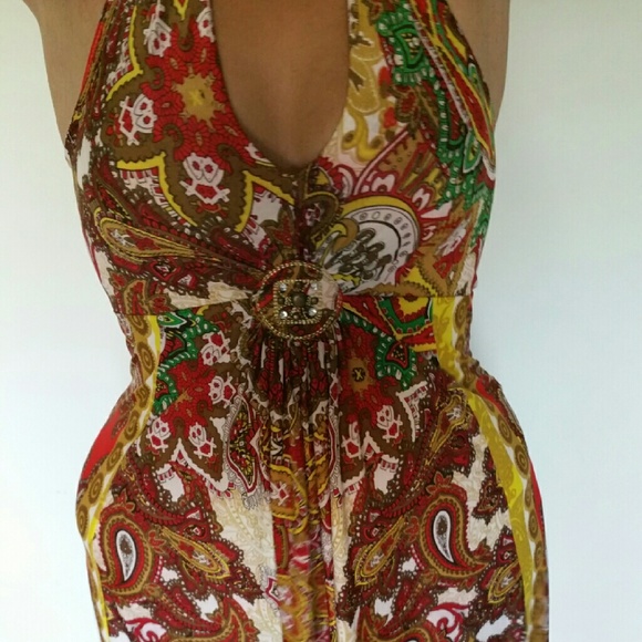 🔥80% OFF!!! Paisley Print Long Maxi Dress