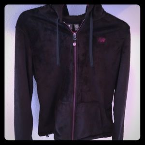 Comfy fury Black New Balance zip Up Hoodie