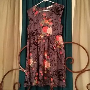 XL Sunny Girl blue floral dress from modcloth.