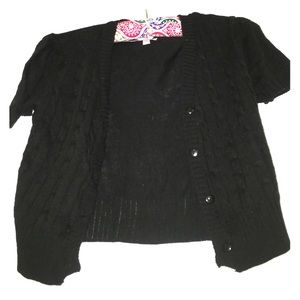 🎉MOVING SALE!!🎉 Black Cable Knit Bolero Sweater