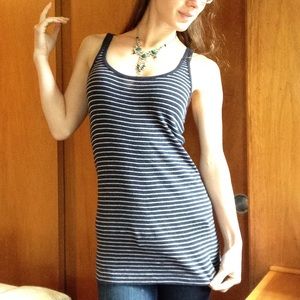 Vince Tops - SALE‼️ Vince Navy Rib Knit Stripe Tank Vince Tops - SALE‼️ Vince Navy Rib Knit Stripe Tank