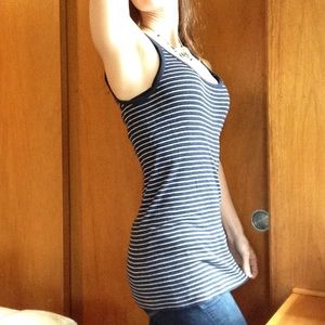 Vince Tops - SALE‼️ Vince Navy Rib Knit Stripe Tank Vince Tops - SALE‼️ Vince Navy Rib Knit Stripe Tank