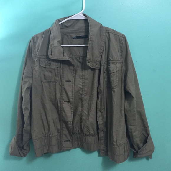 Olive green jacket
