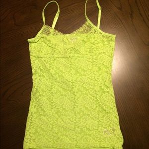 Lime green tank top