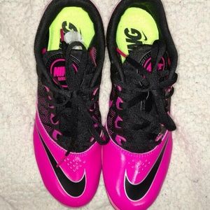Cute pink And black running Nikes