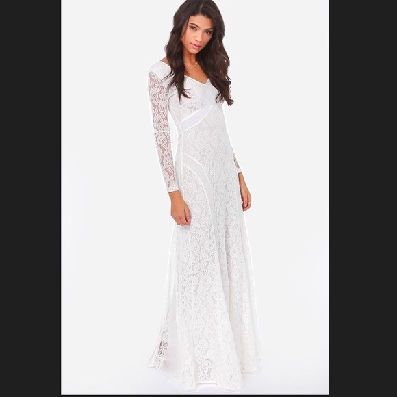 White Lace Dress.