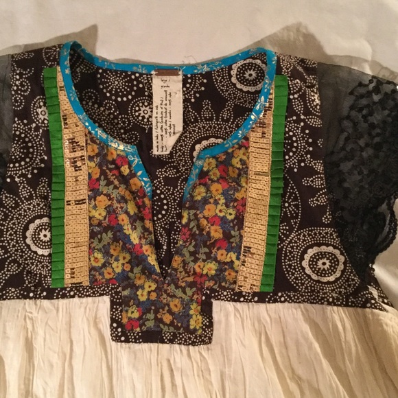 SOLD!! Sorry! FREE PEOPLE Boho Top - Picture 2 of 4