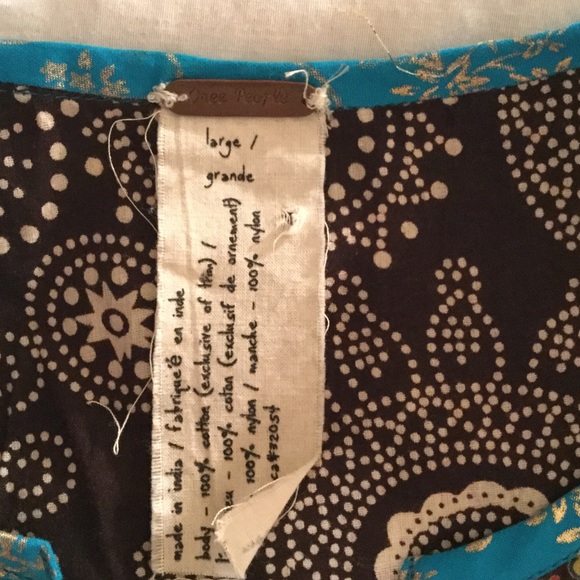 SOLD!! Sorry! FREE PEOPLE Boho Top - Picture 3 of 4