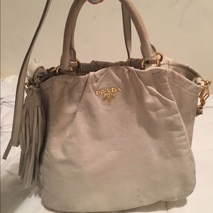 Prada Beige Leather Bag