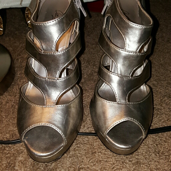 Silver heels