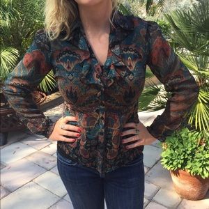 Wild 70's style Paisley shirt