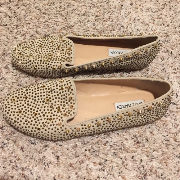 Steve Madden studded loafers