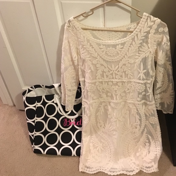 Express white dress