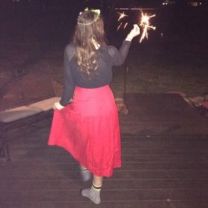 Little red skirt